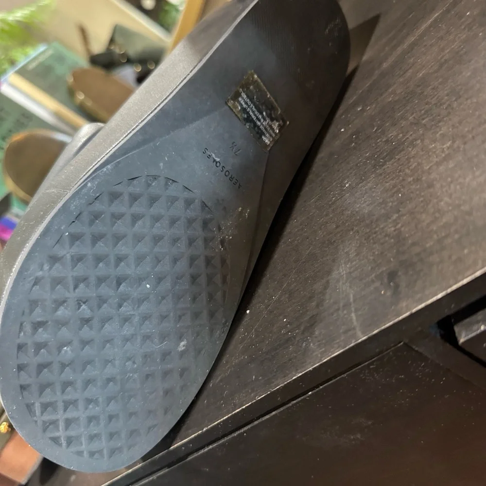 Aerosoles Women's Black Slide Sandals - Picture 4 of 4